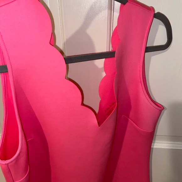 Lilly Pulitzer Pink Scalloped Dress - Picture 2 of 5